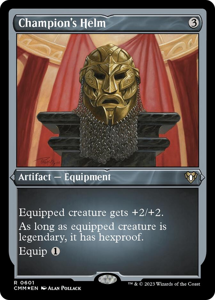 Champion's Helm (Foil Etched) [Commander Masters] - The Mythic Store | 24h Order Processing