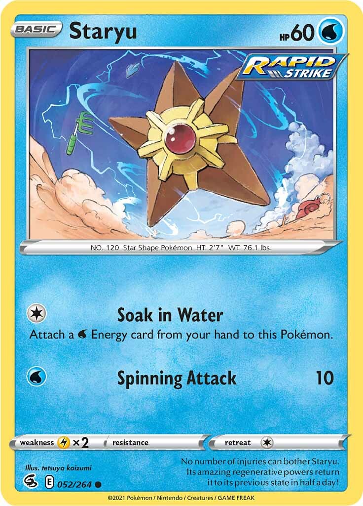 Staryu (052/264) [Sword & Shield: Fusion Strike] - The Mythic Store | 24h Order Processing