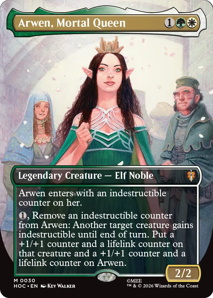 Arwen, Mortal Queen (Borderless) [The Hobbit: Eternal-Legal] - The Mythic Store | 24h Order Processing