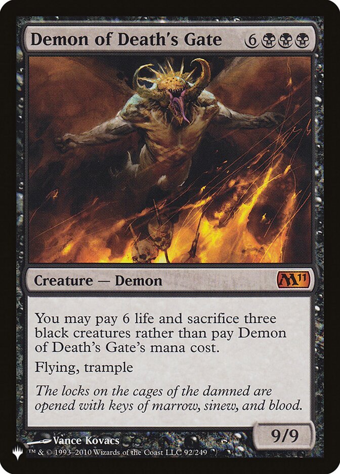 Demon of Death's Gate [The List] - The Mythic Store | 24h Order Processing
