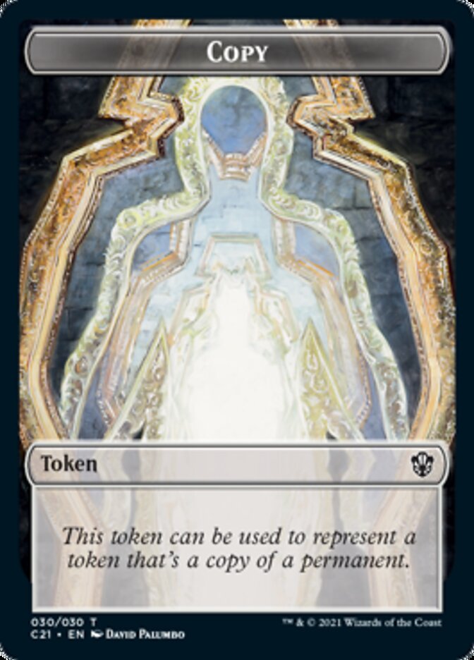 Copy // Fractal Double-Sided Token [Commander 2021 Tokens] - The Mythic Store | 24h Order Processing