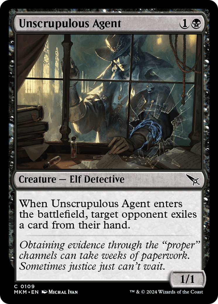 Unscrupulous Agent [Murders at Karlov Manor] - The Mythic Store | 24h Order Processing