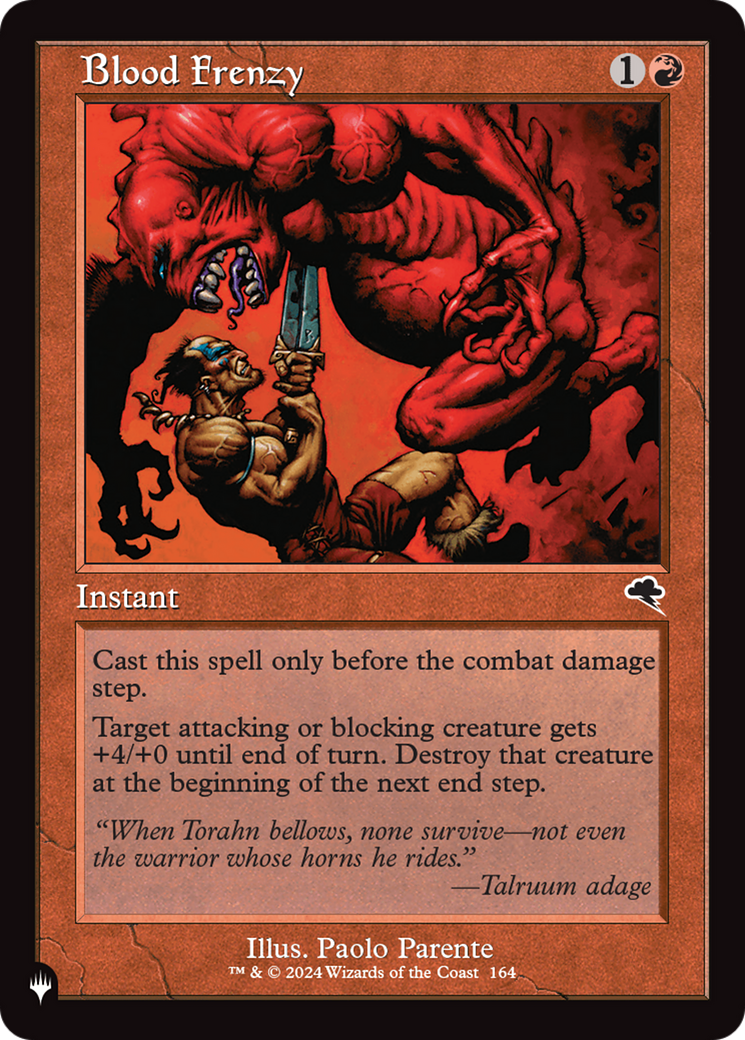 Blood Frenzy [The List] - The Mythic Store | 24h Order Processing