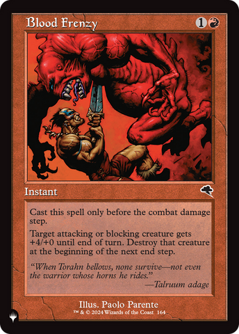 Blood Frenzy [The List] - The Mythic Store | 24h Order Processing