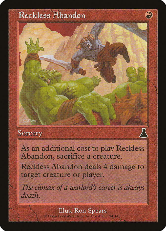 Reckless Abandon [Urza's Destiny] - The Mythic Store | 24h Order Processing