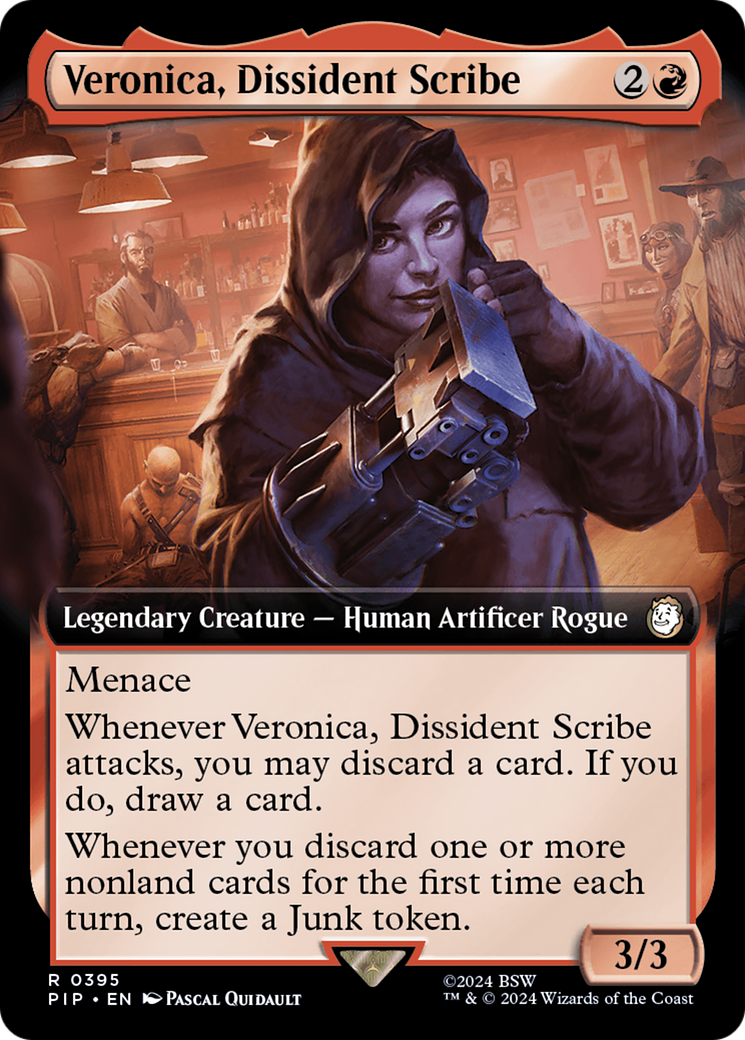 Veronica, Dissident Scribe (Extended Art) [Fallout] - The Mythic Store | 24h Order Processing