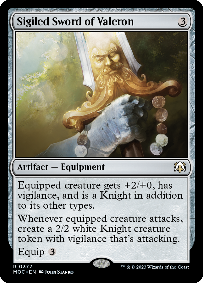 Sigiled Sword of Valeron [March of the Machine Commander] - The Mythic Store | 24h Order Processing