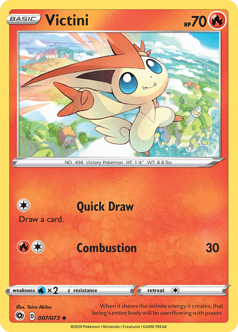 Victini (007/073) [Sword & Shield: Champion's Path] - The Mythic Store | 24h Order Processing