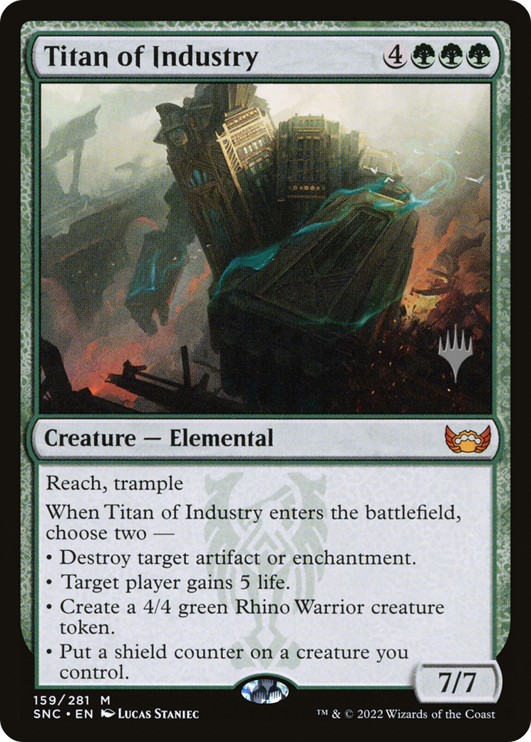 Titan of Industry (Promo Pack) [Streets of New Capenna Promos] - The Mythic Store | 24h Order Processing