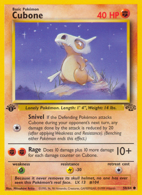 Cubone (50/64) [Jungle 1st Edition] - The Mythic Store | 24h Order Processing