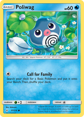 Poliwag (37/214) [Sun & Moon: Unbroken Bonds] - The Mythic Store | 24h Order Processing
