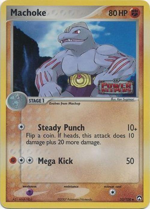 Machoke (33/108) (Stamped) [EX: Power Keepers] - The Mythic Store | 24h Order Processing