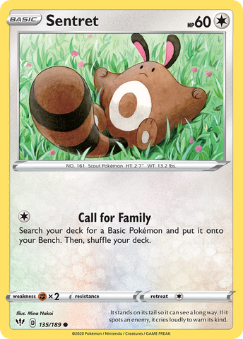 Sentret (135/189) [Sword & Shield: Darkness Ablaze] - The Mythic Store | 24h Order Processing