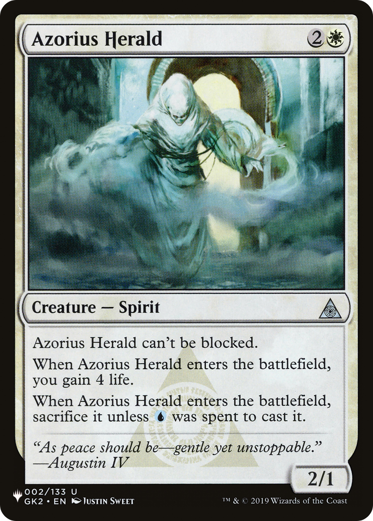 Azorius Herald [The List] - The Mythic Store | 24h Order Processing
