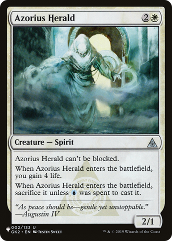 Azorius Herald [The List] - The Mythic Store | 24h Order Processing