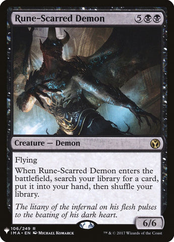 Rune-Scarred Demon [Mystery Booster] - The Mythic Store | 24h Order Processing