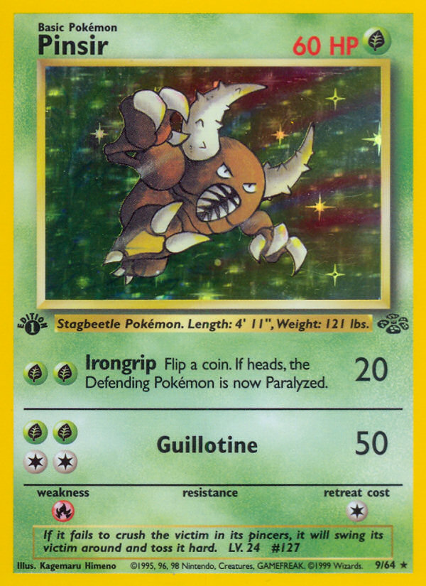 Pinsir (9/64) [Jungle 1st Edition] - The Mythic Store | 24h Order Processing