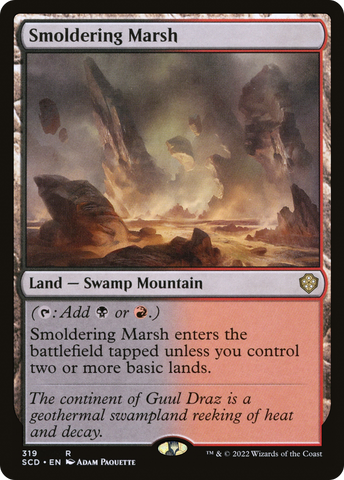 Smoldering Marsh [Starter Commander Decks] - The Mythic Store | 24h Order Processing