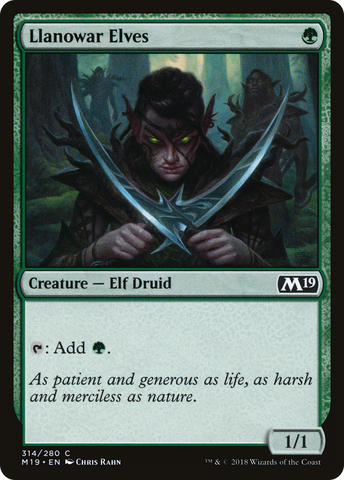 Llanowar Elves [Core Set 2019] - The Mythic Store | 24h Order Processing