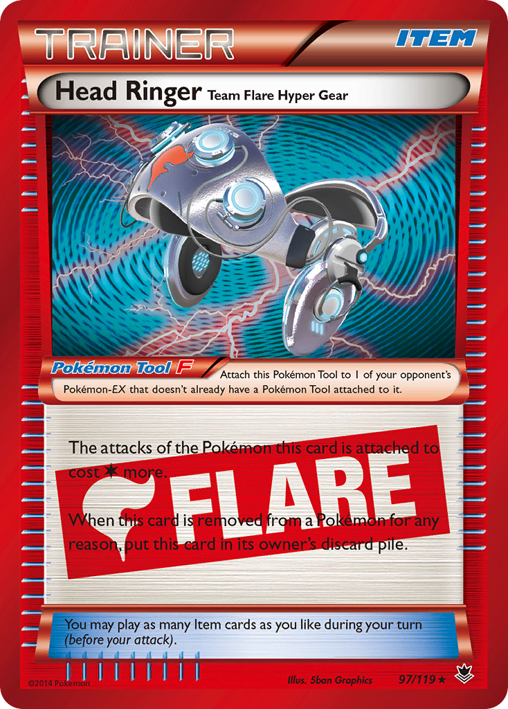 Head Ringer Team Flare Hyper Gear (97/119) [XY: Phantom Forces] - The Mythic Store | 24h Order Processing