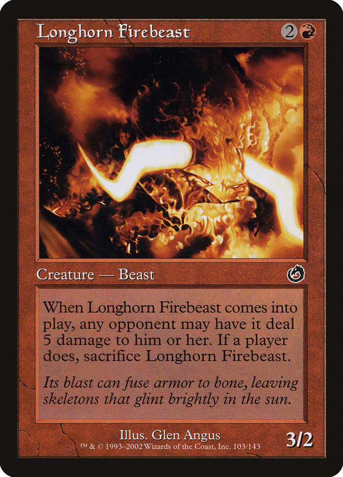 Longhorn Firebeast [Torment] - The Mythic Store | 24h Order Processing