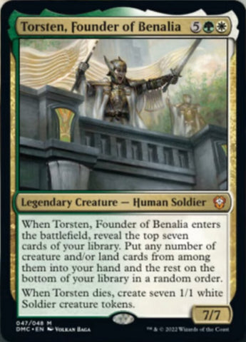 Torsten, Founder of Benalia [Dominaria United Commander] - The Mythic Store | 24h Order Processing