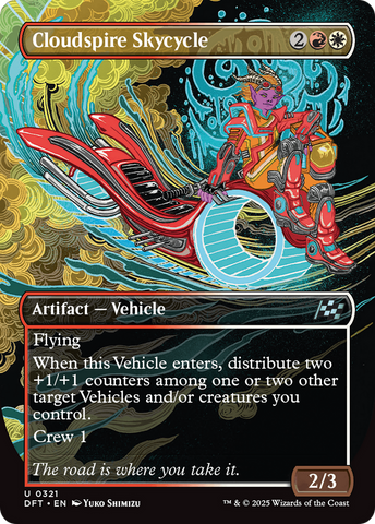 Cloudspire Skycycle (Borderless) [Aetherdrift] - The Mythic Store | 24h Order Processing