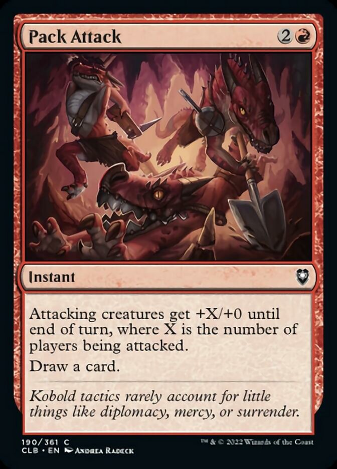 Pack Attack [Commander Legends: Battle for Baldur's Gate] - The Mythic Store | 24h Order Processing