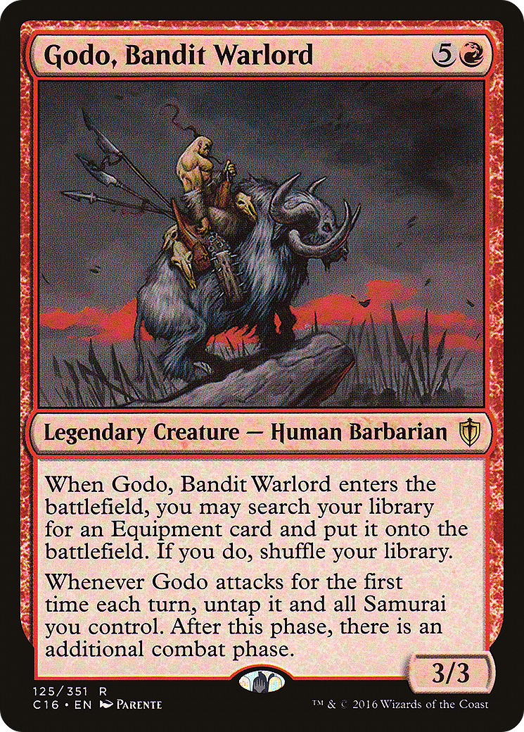 Godo, Bandit Warlord [Commander 2016] - The Mythic Store | 24h Order Processing