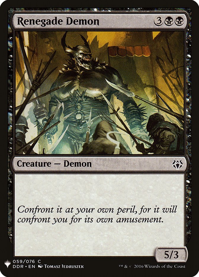 Renegade Demon [Mystery Booster] - The Mythic Store | 24h Order Processing