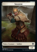 Soldier // Ajani, Sleeper Agent Emblem Double-Sided Token [Dominaria United Tokens] - The Mythic Store | 24h Order Processing