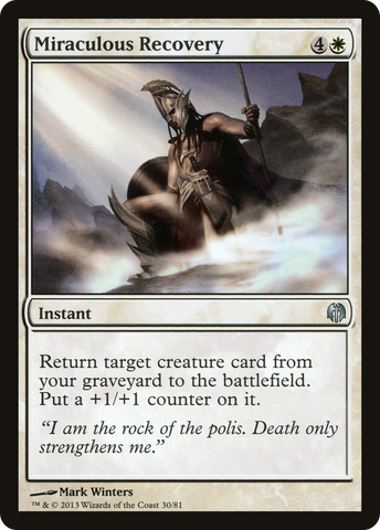 Miraculous Recovery [Duel Decks: Heroes vs. Monsters] - The Mythic Store | 24h Order Processing