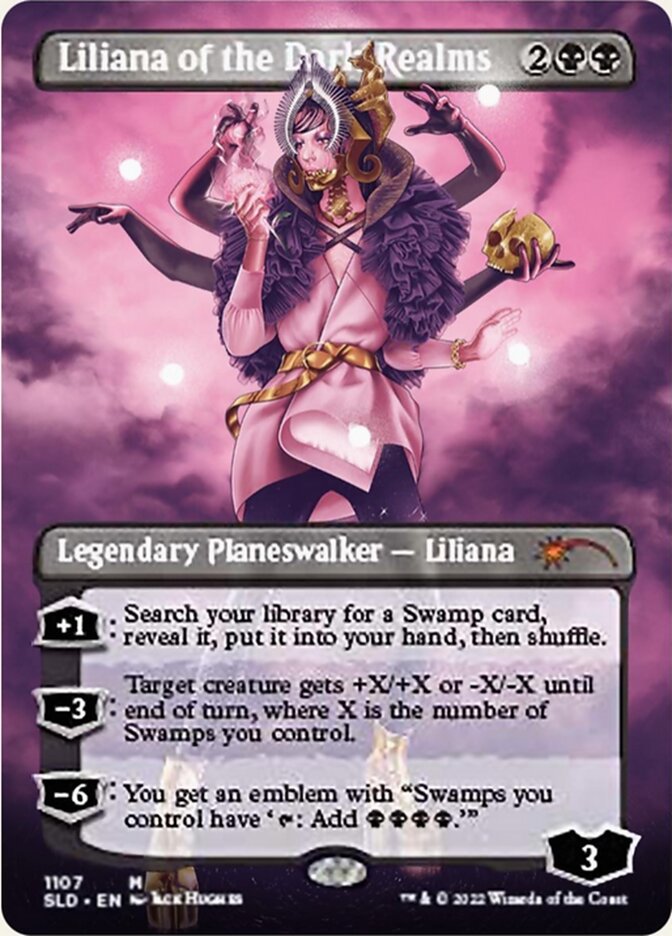 Liliana of the Dark Realms (Borderless) [Secret Lair Drop Series] - The Mythic Store | 24h Order Processing