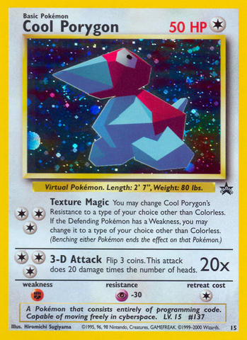 Cool Porygon (15) [Wizards of the Coast: Black Star Promos] - The Mythic Store | 24h Order Processing