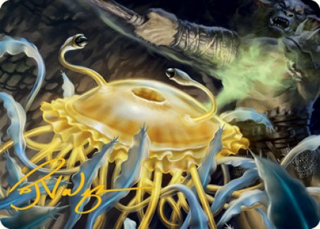 Flumph Art Card (Gold-Stamped Signature) [Dungeons & Dragons: Adventures in the Forgotten Realms Art Series] - The Mythic Store | 24h Order Processing
