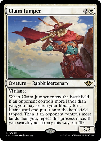Claim Jumper [Outlaws of Thunder Junction] - The Mythic Store | 24h Order Processing