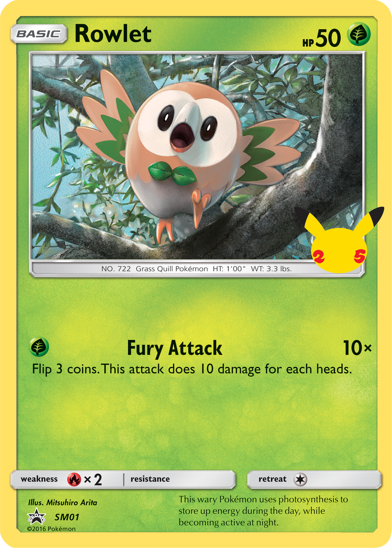 Rowlet (SM01) (Jumbo Card) [First Partner Pack] - The Mythic Store | 24h Order Processing