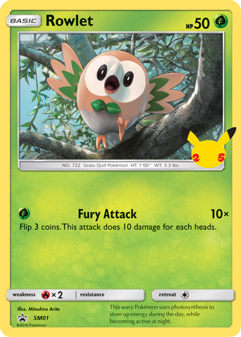 Rowlet (SM01) (Jumbo Card) [First Partner Pack] - The Mythic Store | 24h Order Processing