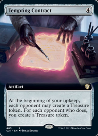 Tempting Contract (Extended Art) [Commander 2021] - The Mythic Store | 24h Order Processing