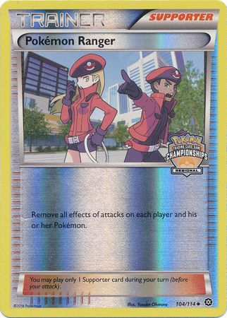 Pokemon Ranger (104/114) (Championship Promo) [XY: Steam Siege] - The Mythic Store | 24h Order Processing