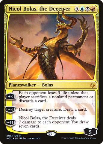 Nicol Bolas, the Deceiver [Hour of Devastation] - The Mythic Store | 24h Order Processing