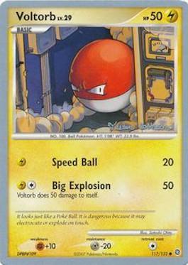 Voltorb LV.29 (117/132) (Intimidation - Tristan Robinson) [World Championships 2008] - The Mythic Store | 24h Order Processing