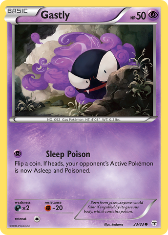 Gastly (33/83) [XY: Generations] - The Mythic Store | 24h Order Processing