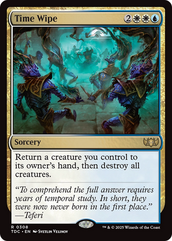 Time Wipe [Tarkir: Dragonstorm Commander] - The Mythic Store | 24h Order Processing