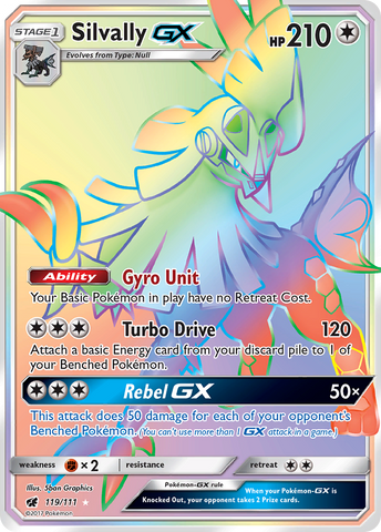Silvally GX (119/111) [Sun & Moon: Crimson Invasion] - The Mythic Store | 24h Order Processing