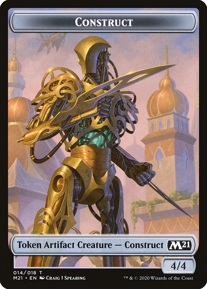 Beast // Construct Double-Sided Token [Core Set 2021 Tokens] - The Mythic Store | 24h Order Processing