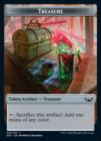 Treasure (015) // Citizen Double-Sided Token [Streets of New Capenna Tokens] - The Mythic Store | 24h Order Processing