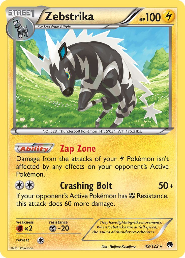 Zebstrika (49/122) [XY: BREAKpoint] - The Mythic Store | 24h Order Processing