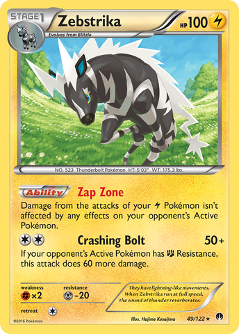Zebstrika (49/122) [XY: BREAKpoint] - The Mythic Store | 24h Order Processing