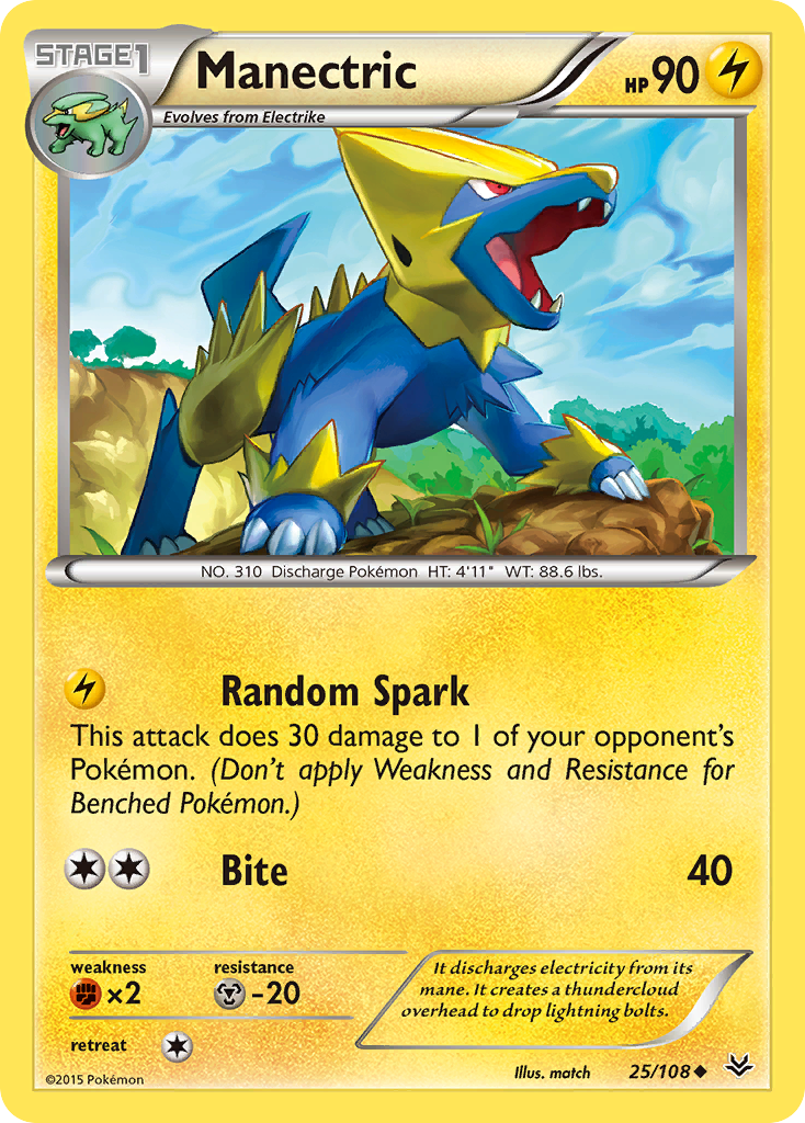 Manectric (25/108) [XY: Roaring Skies] - The Mythic Store | 24h Order Processing